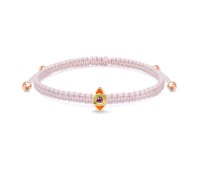 Evil Eye with Enamel Matt Rope Bracelet BR-303-RO-GP
